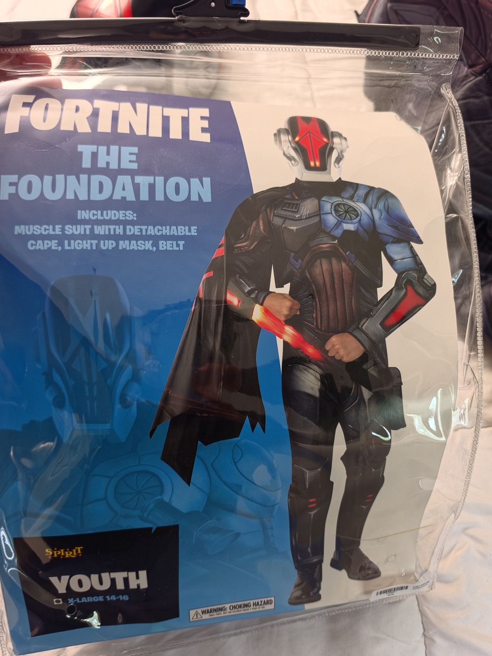 Fortnite The Foundation Light-Up Costume – Youth X-Large (14-16)